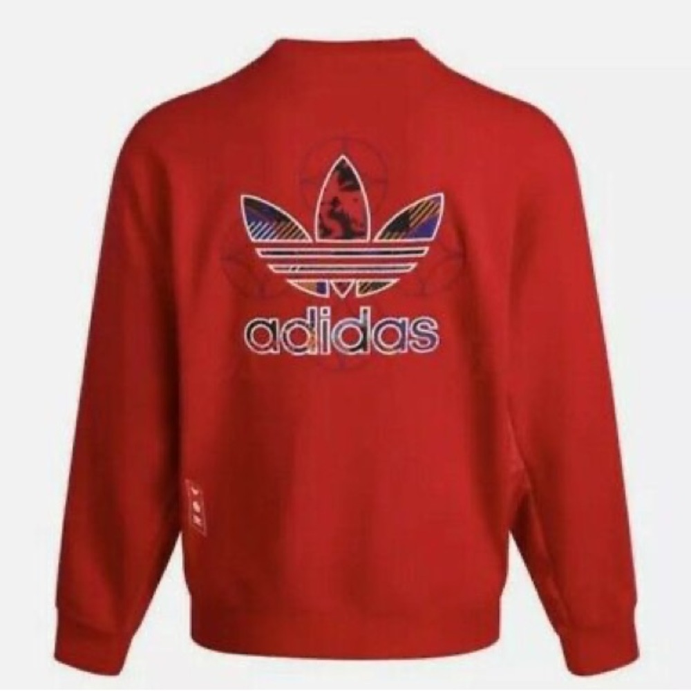 Adidas Sweater red Sz large red